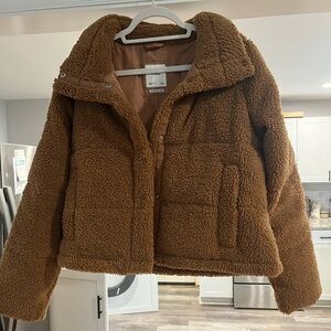 Abercrombie & Fitch Mini Puffer Jacket Womens Large